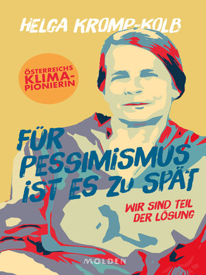 cover image of Für Pessimismus ist es zu spät